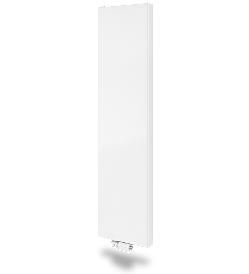 Vertical radiator - centrally connected