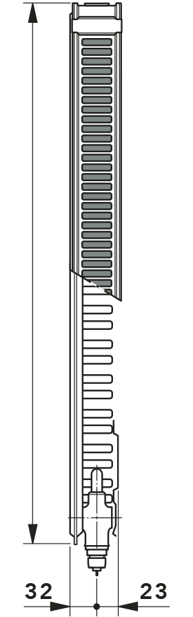 Multifunctional radiator TYPE 11 KV