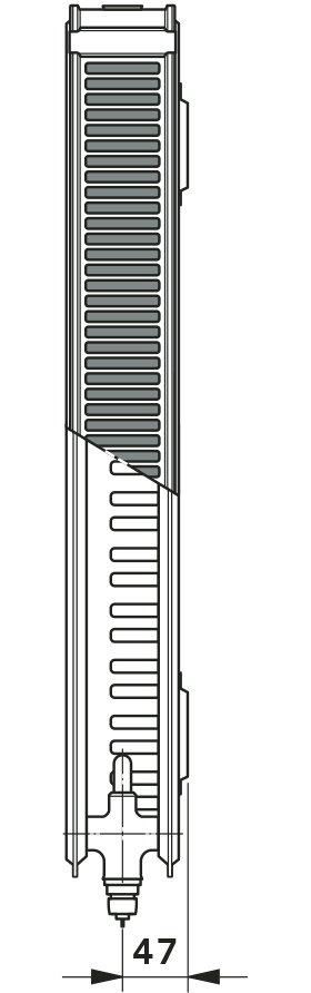 Multifunctional radiator TYPE 21 KV-S