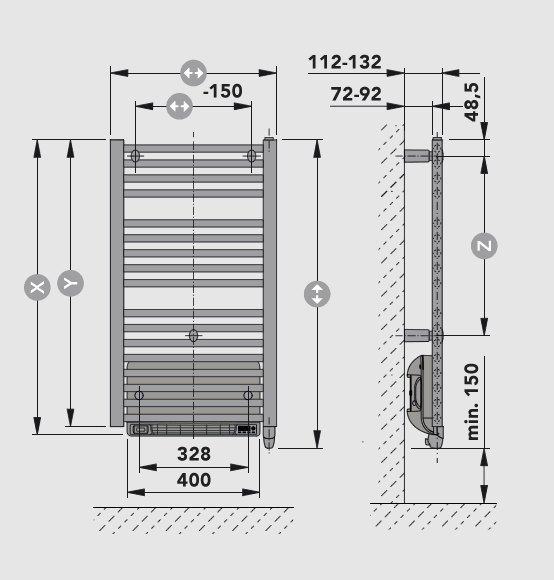 TAHITI Speed Air eLINE - dimensions