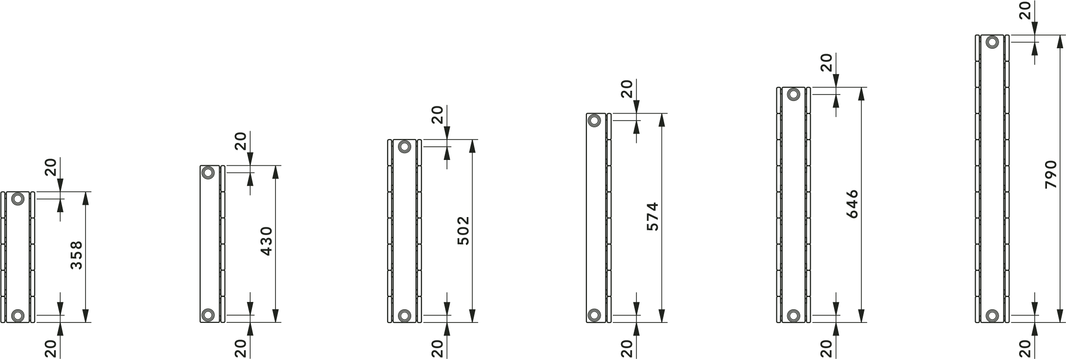 KH connection dimensions