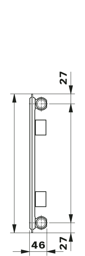 Compact radiator TYPE 10