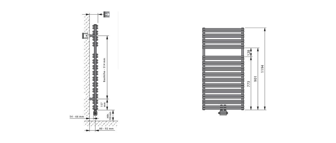 BAWA-T VM dimensions