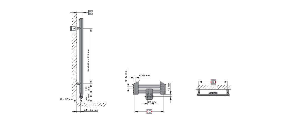 BAWA SPA horizotal dimensions