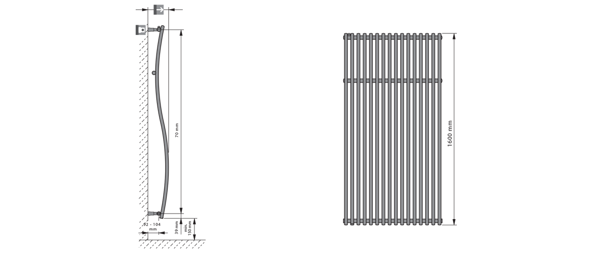 VELINO dimensions