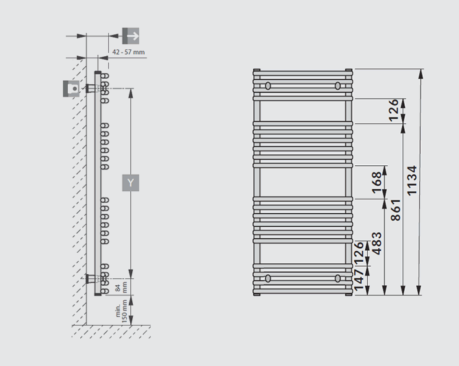 STANDARD CURVED dimensions