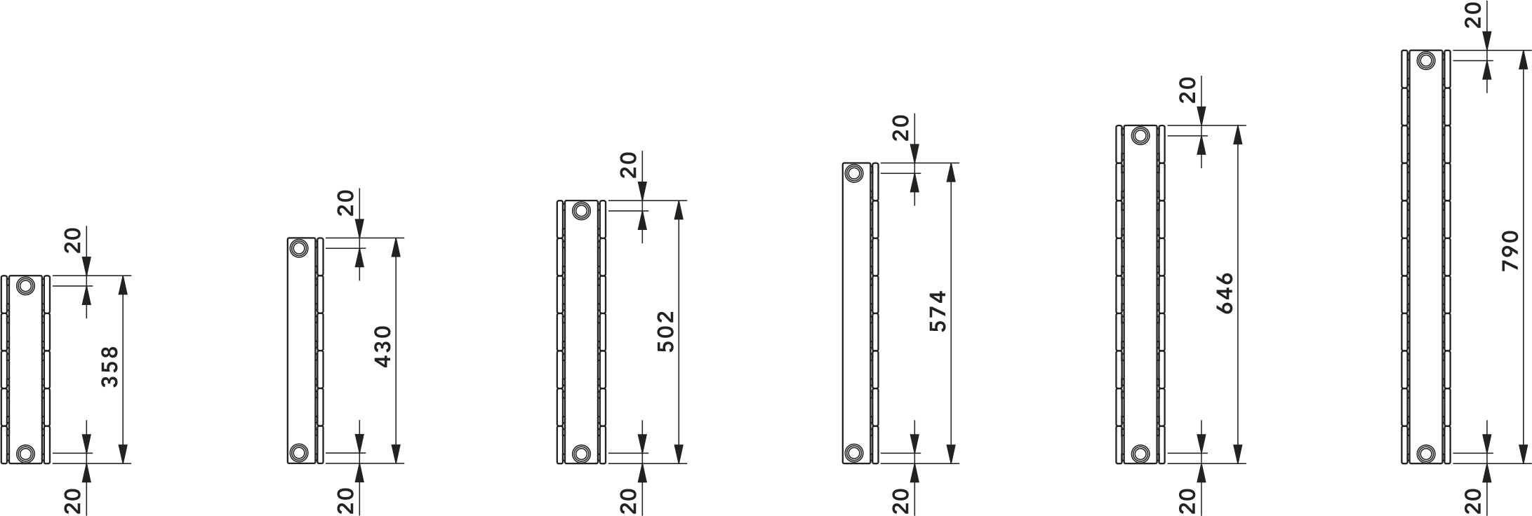 KH connection dimensions