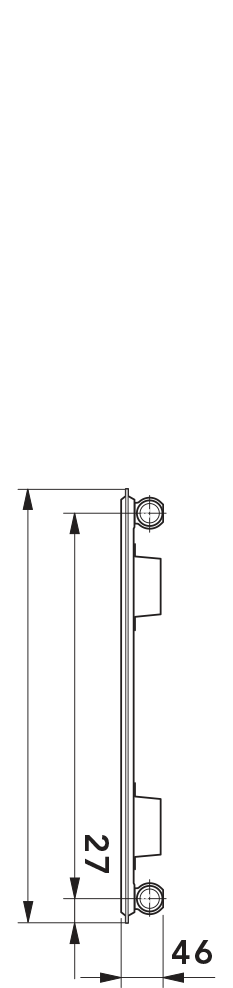 Vertical radiator TYPE 10