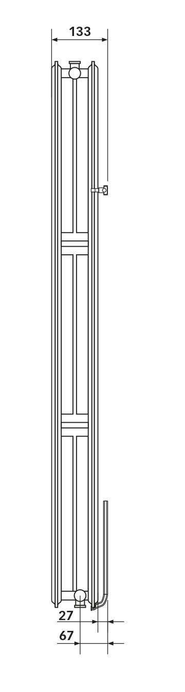 Grzejniki pionowe TYPE 22