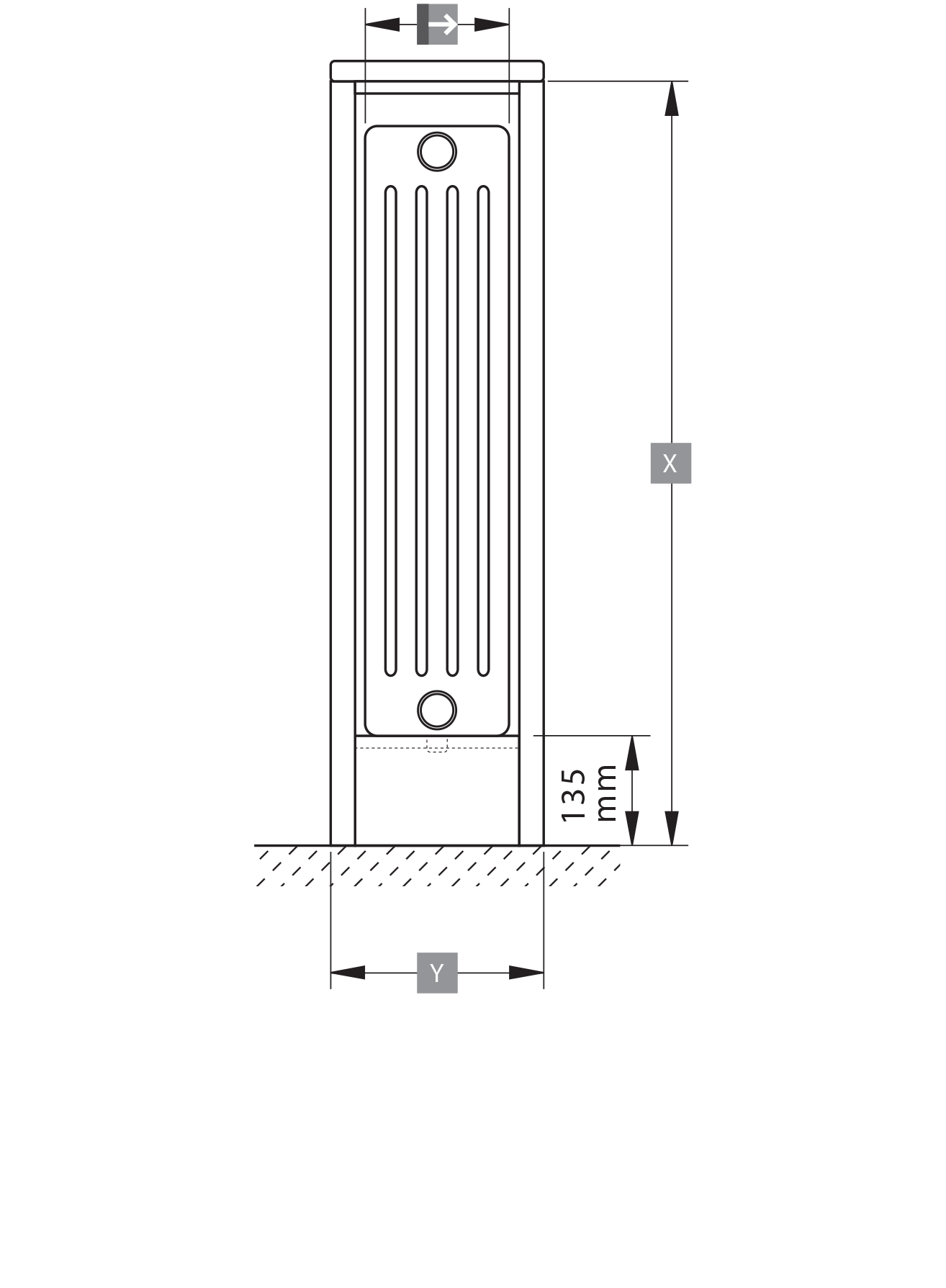 LASERLINE architecture bar dimensions