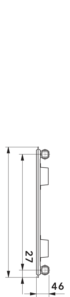Вертикальный радиатор ТИП 10