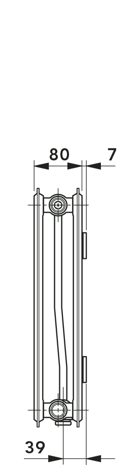 T6 гигиенический радиатор ТИП 20VM