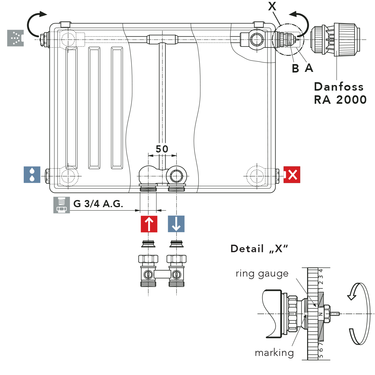 T6 double-pipe adjustment tips