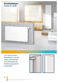 Preisliste Flachheizk&ouml;rper 01-2026