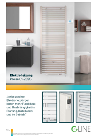 Preisliste eLINE Elektroheizung 01-2026