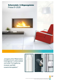 Preisliste Schornstein- & Abgassysteme 01-2026