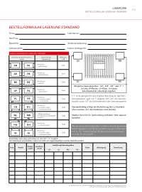 Bestellformular LASERLINE Standard