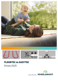 Floortec és Easytec árlista (Érvényes: 2025. július 2-től)