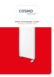 Karta katalogowa - Grzejniki COSMO Pionowe Plan