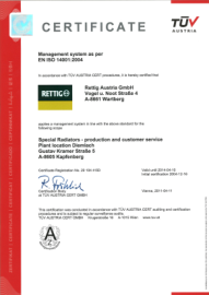  ISO 14001 Certifikace Diemlach