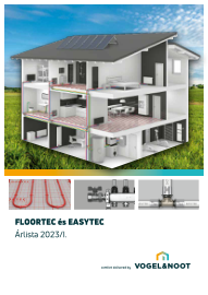 Floortec és Easytec árlista (Érvényes: 2023. 01. 01-től)
