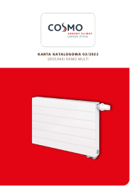 Karta katalogowa - Grzejniki COSMO Ramo Multi