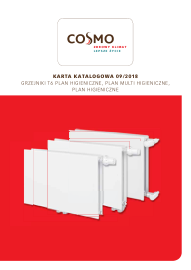 Karta katalogowa - Grzejniki COSMO Plan higieniczne